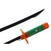Spada samurai Nichirin con impugnatura comoda e suono verde