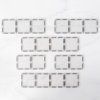 Connetix Tiles - Gioco Costruzioni Magnetico Trasparente Rettangoli 12 pz