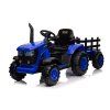 Trattore elettrico per bambini con rimorchio 12V 7Ah blu