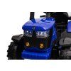Trattore elettrico per bambini con rimorchio 12V 7Ah blu