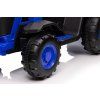 Trattore elettrico per bambini con rimorchio 12V 7Ah blu