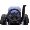 Trattore elettrico per bambini con rimorchio 12V 7Ah blu