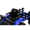 Trattore elettrico per bambini con rimorchio 12V 7Ah blu