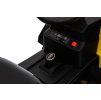 Trattore elettrico per bambini con rimorchio 12V 7Ah giallo