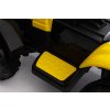 Dětský elektrický traktor s vlečkou 12V 7Ah žlutý