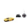 Auto radiocomandato 1:16 modello da corsa con volante e pedali giallo