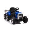Trattore elettrico con rimorchio T2 blu 12V7Ah ruote EVA