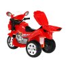 Dětská elektrická motorka skútr červený (2)