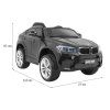 Auto elettrico BMW X6 M nero 