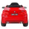 Auto elettrico BMW X6 M verniciato rosso