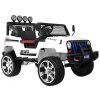 Auto elettrico Jeep Raptor 4x4 bianco