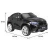 Auto elettrico BMW X6 M due posti XXL nero