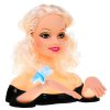Česací hlava panenky na stylizaci účesu Blond
