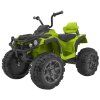 Quad elettrica per bambini ATV con telecomando, EVA ruote verde