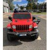 Auto elettrico Jeep Wrangler Rubicon 4x4 rosso