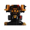 elektrický traktor s radlicí žlutý (5)