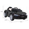 Auto elettrico per bambini Audi R8 Lift nero