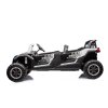 Elektrické autíčko Buggy UTV čtyřmístné 24V nafukovací kola bílé05