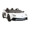 Auto elettrico per bambini Lamborghini Aventador SV bianco