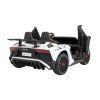 Auto elettrico per bambini Lamborghini Aventador SV bianco