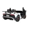 Dětské elektrické autíčko Lamborghini Aventador SV bílé