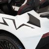 Auto elettrico per bambini Lamborghini Aventador SV bianco