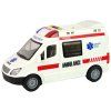 Autoambulanza con motore a frizione bianca