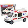 Autoambulanza con motore a frizione bianca