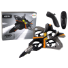 Aereo da caccia radiocomandato R/C argento
