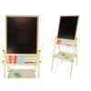 Lavagna magnetica-gessosa 2 in 1 per bambini in legno