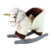 Cavallo a dondolo unicorno bianco