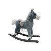 Cavallo a dondolo con suoni 74 cm grigio
