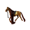 Figurina di cavallo da pettinare con recinzione e accessori