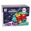 Locomotiva per bolle di sapone blu