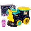 Locomotiva per bolle di sapone blu