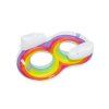 Doppio anello gonfiabile Bestway 186 x 116 cm arcobaleno