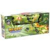 Aereo militare gigante con figurine 64 cm