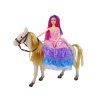 Bambola Principessa con pony bianco e accessori