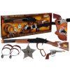 Grande set da cowboy – fucile, revolver e accessori da sceriffo
