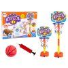 Canestro da basket per bambini con supporto, pallone e pompa 120 cm