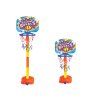 Canestro da basket per bambini con supporto, pallone e pompa 120 cm