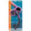 Set da immersione maschera con snorkel rosa