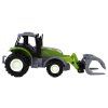 Trattore con benna tipo coccodrillo verde