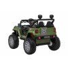 Auto elettrico jeep Off-road Speed 4x4 verde