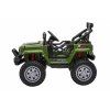 Auto elettrico jeep Off-road Speed 4x4 verde