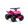 Dětská elektrická čtyřkolka The Fastest růžová (5)