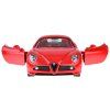 Auto in metallo Alfa Romeo 8C Competizione 1:32 con effetti