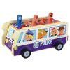 Gioco di abilità in legno Autobus della polizia