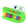 Piano musicale educativo Coccodrillo con effetti verde