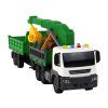 Camion con gru e rimorchio 1:16 verde